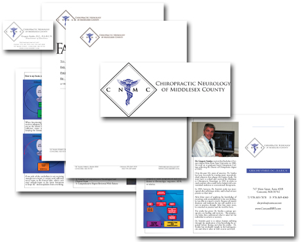 Smaller image of identity pieces for DrSymko at Chiropractic Neurology of Middlesex County